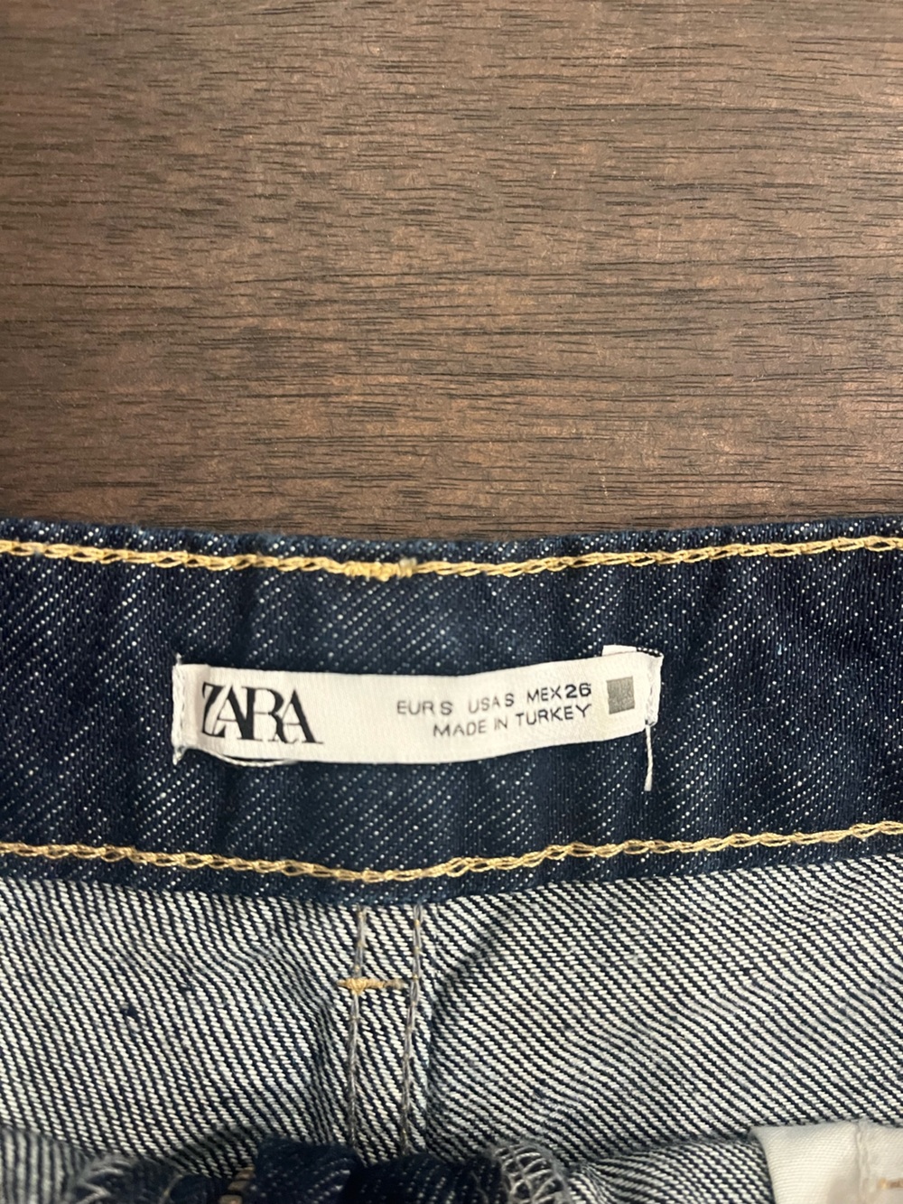 Zara Dark Denim Skort - Picture 4 of 4